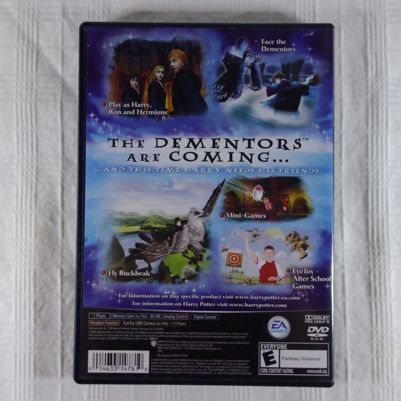 Harry Potter PS2 - 2 Complete Games - Prisoner of Azkaban & Quiddich World Cup - Picture 2 of 12